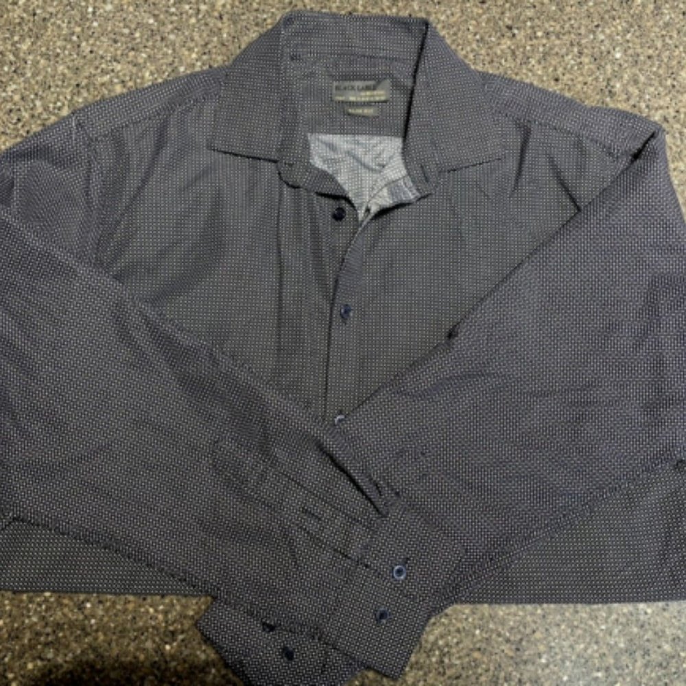 Black Label by Ruffini Men's Button-up Shirt - Size Med (MS001)